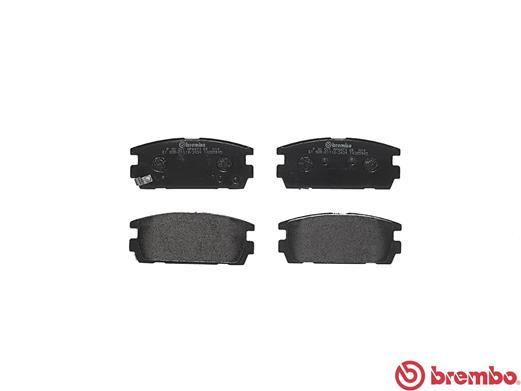 Brake Pad Set, disc brake - P 30 021 BREMBO