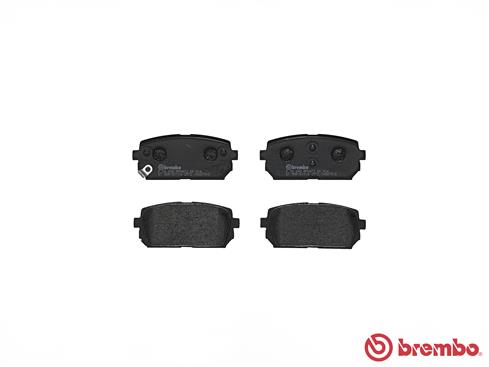 Brake Pad Set, disc brake - P 30 040 BREMBO