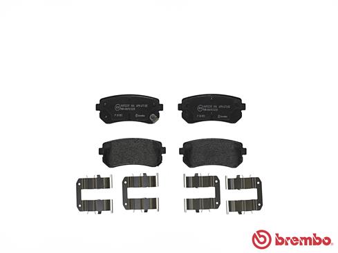 Brake Pad Set, disc brake - P 30 051 BREMBO