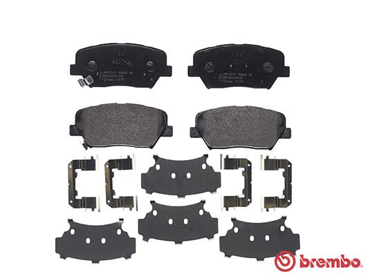 Brake Pad Set, disc brake - P 30 070 BREMBO