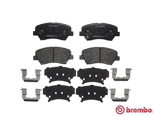 Brake Pad Set, disc brake - P 30 073 BREMBO