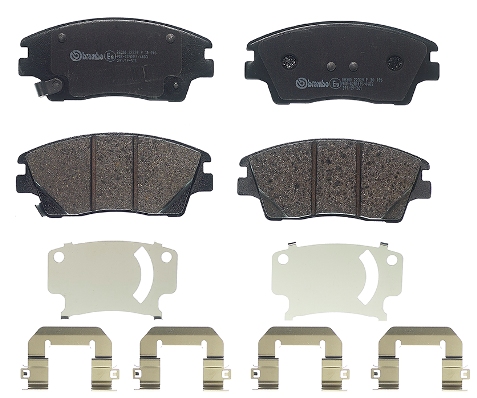 stabdžių trinkelių rinkinys, diskinis stabdys - P 30 096 BREMBO