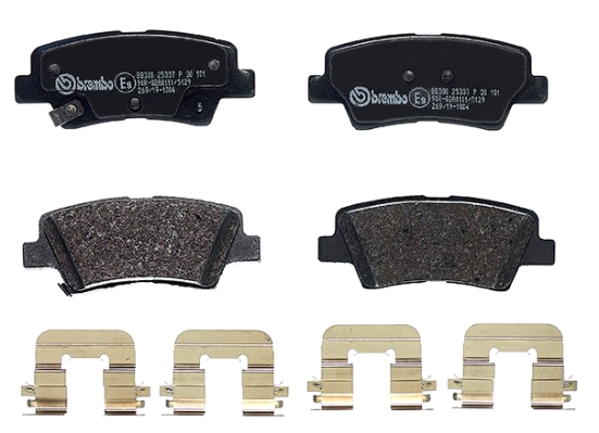 Brake Pad Set, disc brake - P 30 101 BREMBO