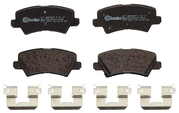 Brake Pad Set, disc brake - P 30 111 BREMBO