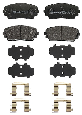 Brake Pad Set, disc brake - P 30 115 BREMBO