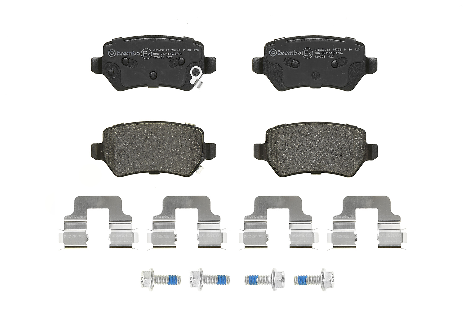 Brake Pad Set, disc brake - P 30 120 BREMBO