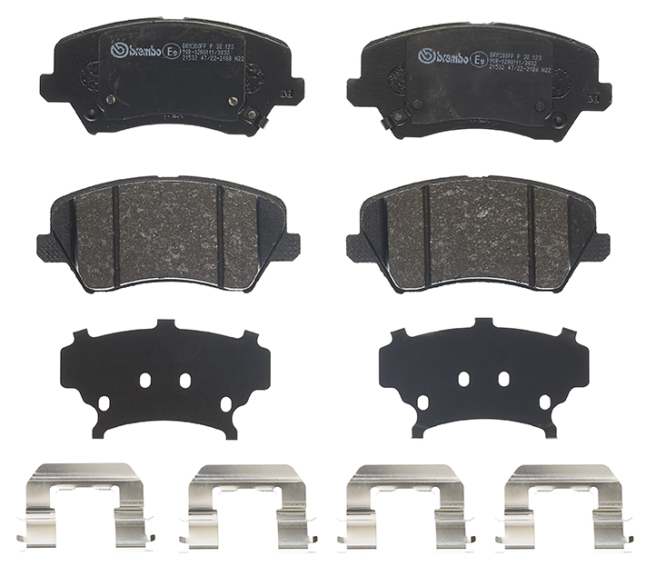 Brake Pad Set, disc brake - P 30 123 BREMBO