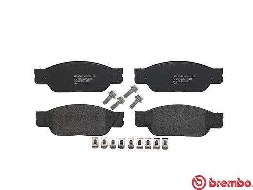 Brake Pad Set, disc brake - P 36 012 BREMBO