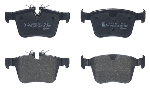 Kit pastiglie freno, Freno a disco - P 36 037 BREMBO