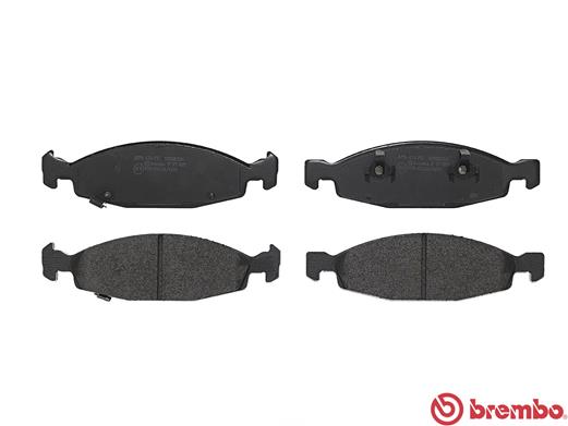 Brake Pad Set, disc brake - P 37 005 BREMBO