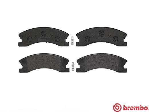 Brake Pad Set, disc brake - P 37 008 BREMBO