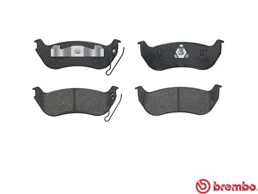 Brake Pad Set, disc brake - P 37 009 BREMBO