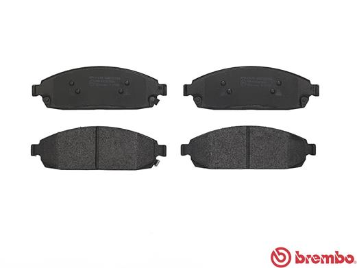 Brake Pad Set, disc brake - P 37 010 BREMBO
