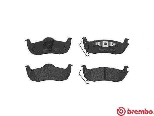 Brake Pad Set, disc brake - P 37 011 BREMBO