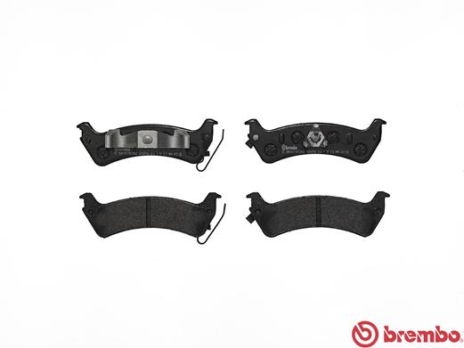 Brake Pad Set, disc brake - P 37 012 BREMBO