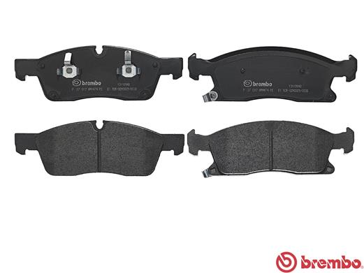 Brake Pad Set, disc brake - P 37 017 BREMBO