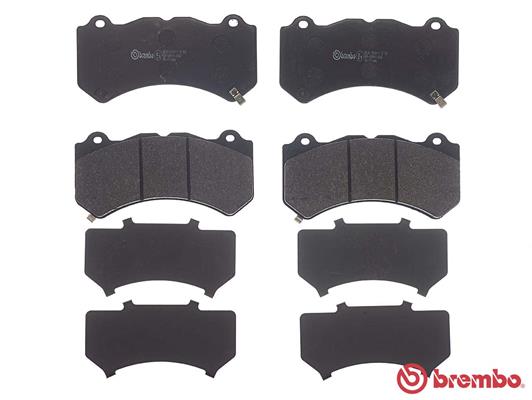 Brake Pad Set, disc brake - P 37 018 BREMBO
