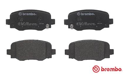 Brake Pad Set, disc brake - P 37 020 BREMBO