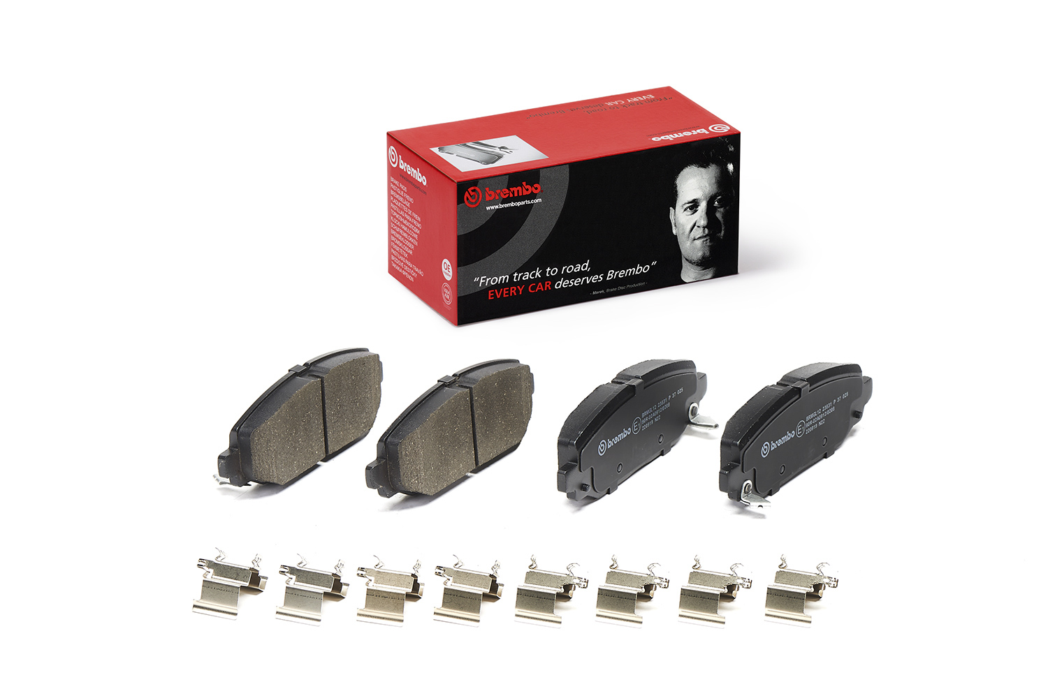 Brake Pad Set, disc brake - P 37 025 BREMBO