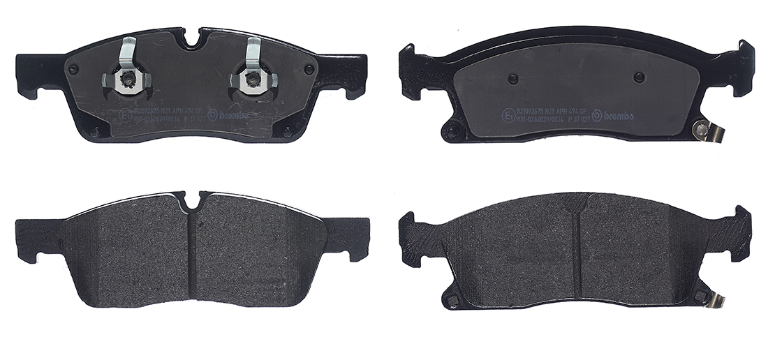 Brake Pad Set, disc brake - P 37 027 BREMBO