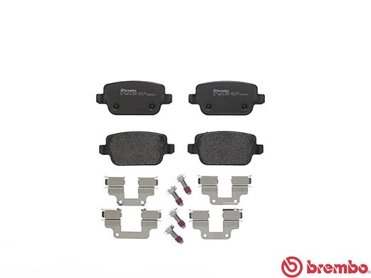 Brake Pad Set, disc brake - P 44 017 BREMBO