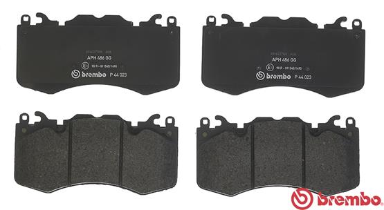 Brake Pad Set, disc brake - P 44 023 BREMBO