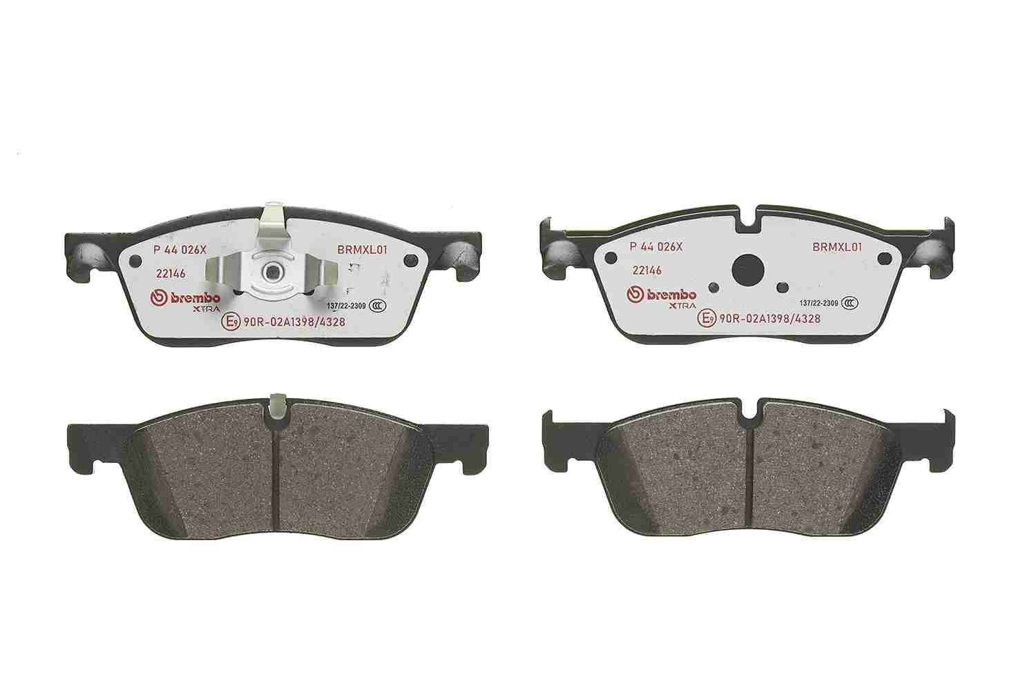 Brake Pad Set, disc brake - P 44 026X BREMBO