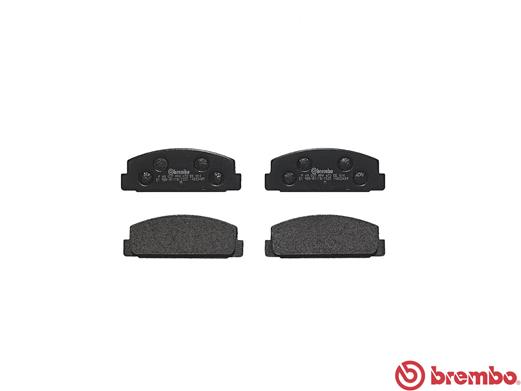 stabdžių trinkelių rinkinys, diskinis stabdys - P 49 037 BREMBO
