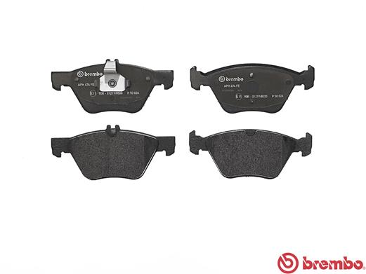 Brake Pad Set, disc brake - P 50 026 BREMBO