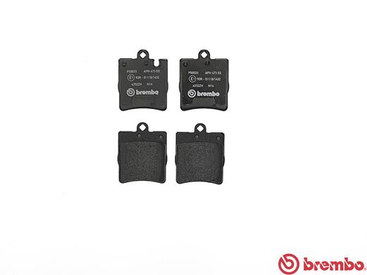 Brake Pad Set, disc brake - P 50 033 BREMBO