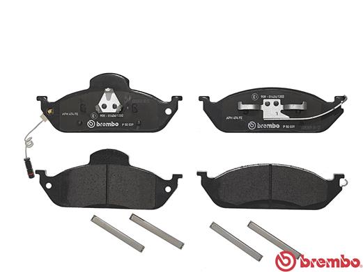Brake Pad Set, disc brake - P 50 039 BREMBO
