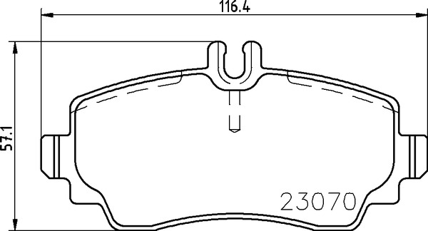 Kit pastiglie freno, Freno a disco - P 50 047 BREMBO