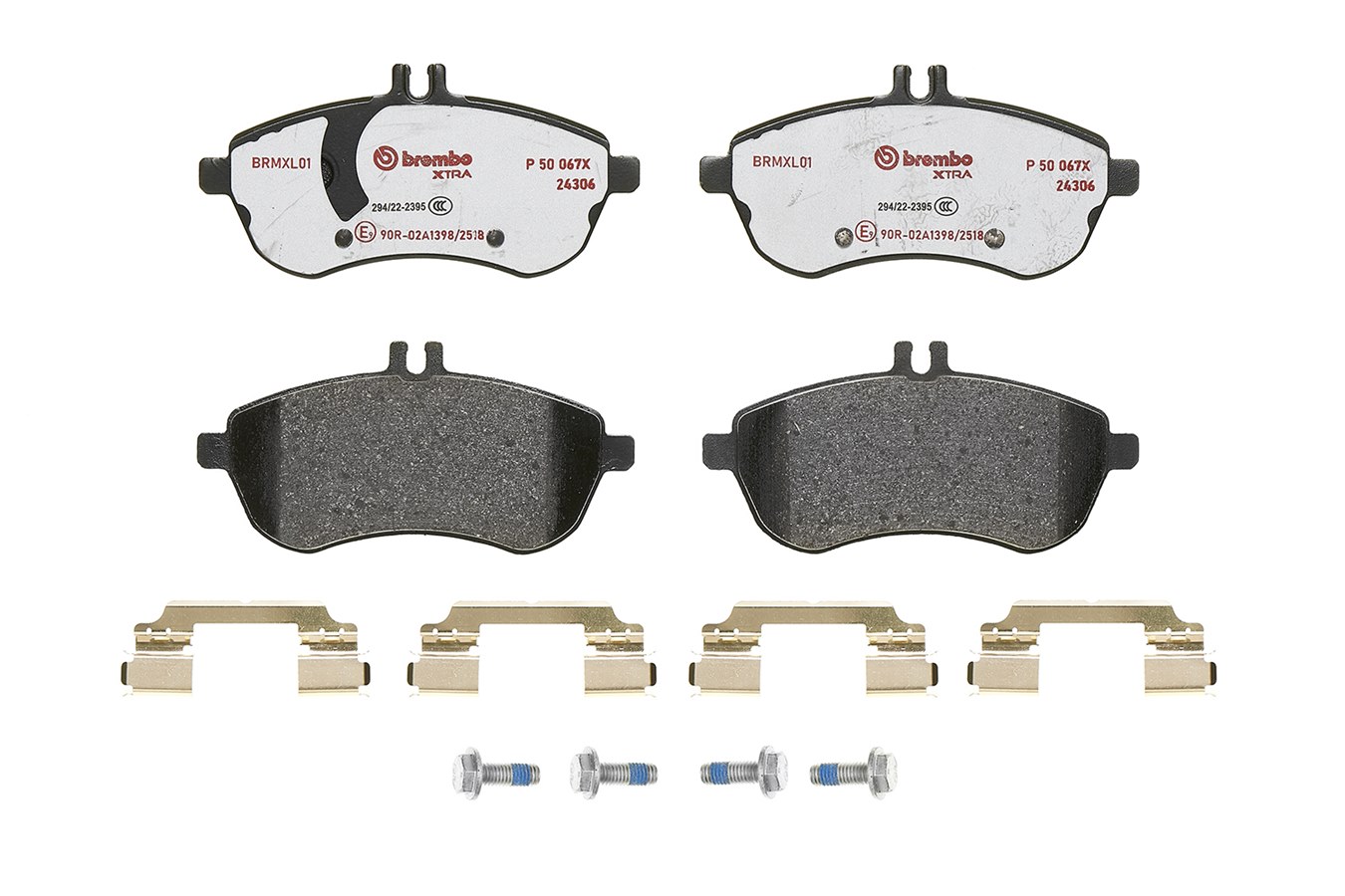 Brake Pad Set, disc brake - P 50 067X BREMBO
