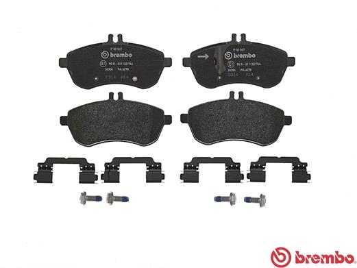 Brake Pad Set, disc brake - P 50 067 BREMBO