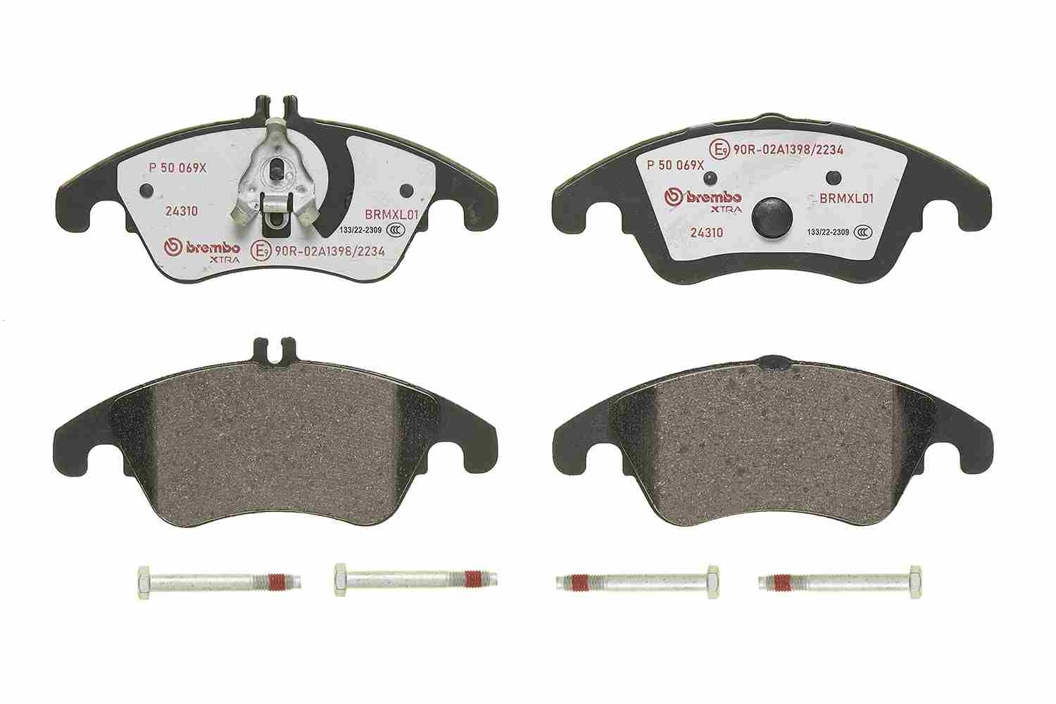 Kit pastiglie freno, Freno a disco - P 50 069X BREMBO