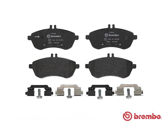 Brake Pad Set, disc brake - P 50 070 BREMBO