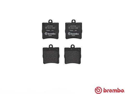 Kit pastiglie freno, Freno a disco - P 50 072 BREMBO