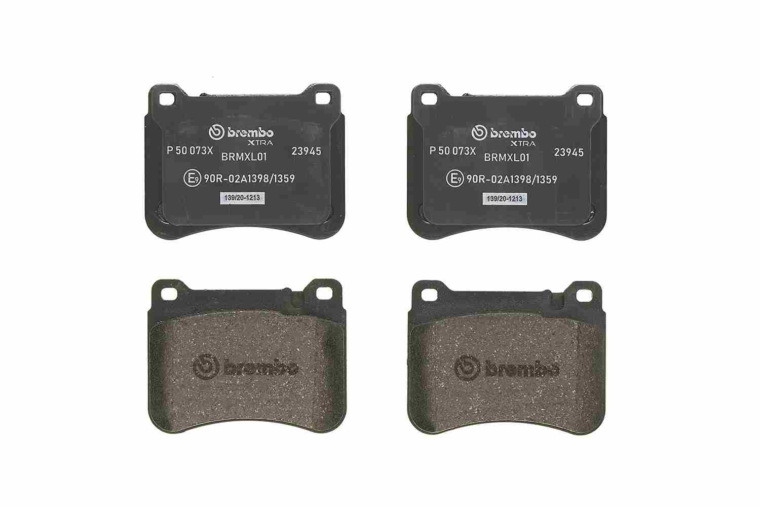 Brake Pad Set, disc brake - P 50 073X BREMBO