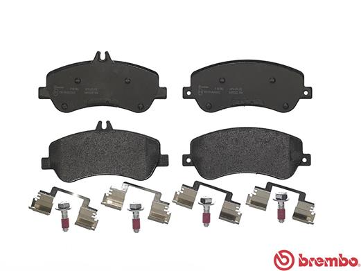 Brake Pad Set, disc brake - P 50 086 BREMBO
