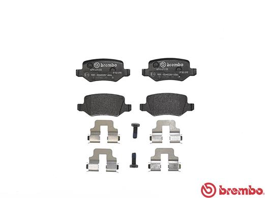 Brake Pad Set, disc brake - P 50 090 BREMBO