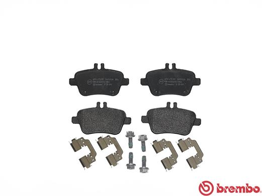 Brake Pad Set, disc brake - P 50 091 BREMBO
