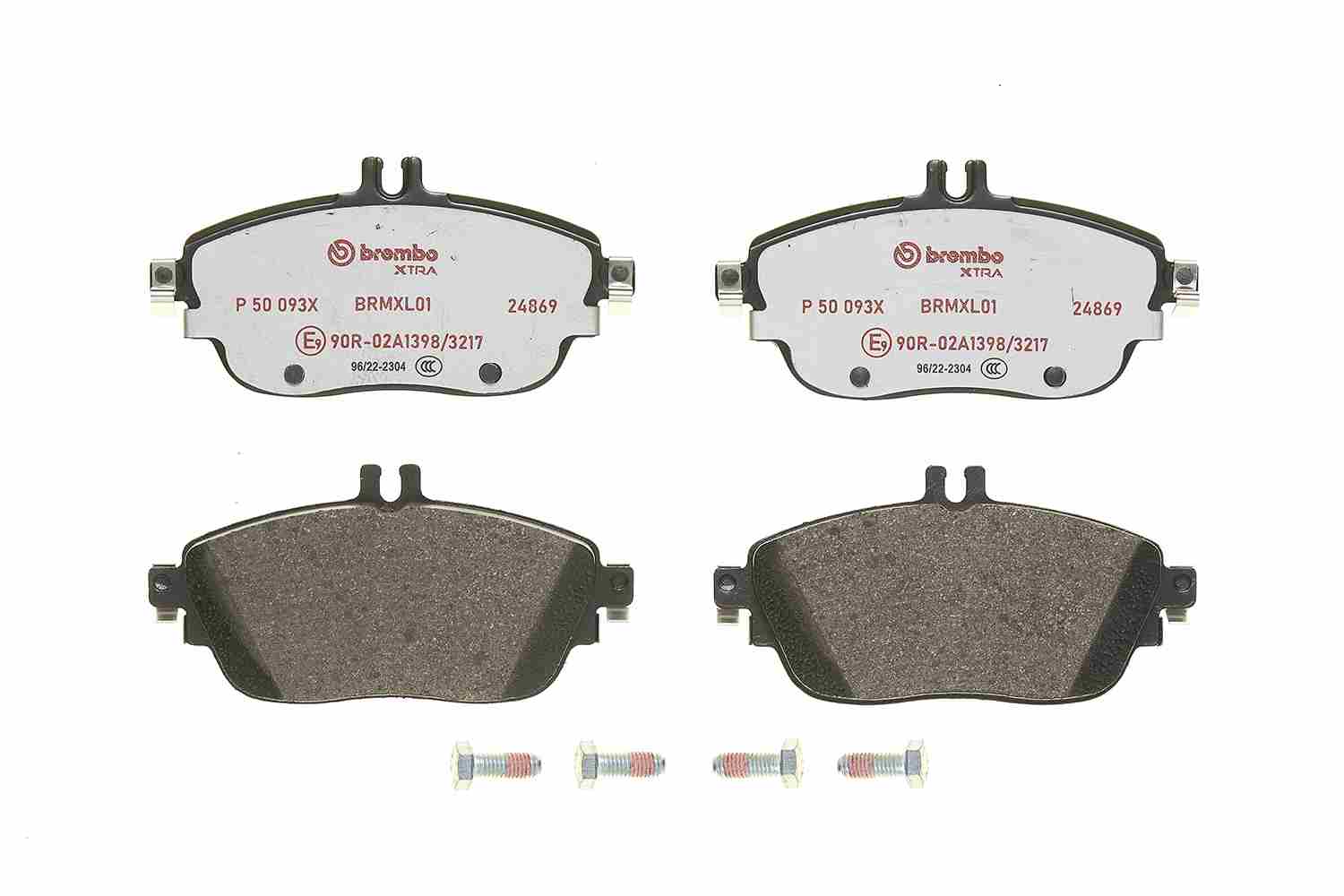 Brake Pad Set, disc brake - P 50 093X BREMBO