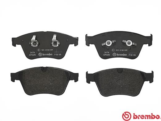 Brake Pad Set, disc brake - P 50 105 BREMBO