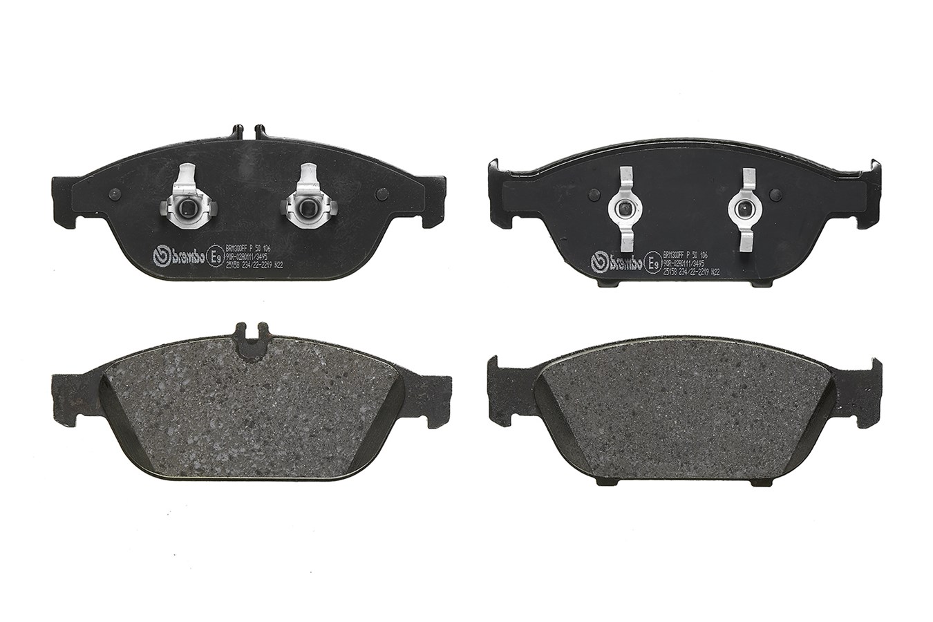 Kit pastiglie freno, Freno a disco - P 50 106 BREMBO
