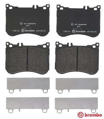 Brake Pad Set, disc brake - P 50 114 BREMBO