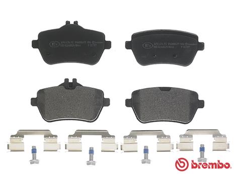 Brake Pad Set, disc brake - P 50 117 BREMBO