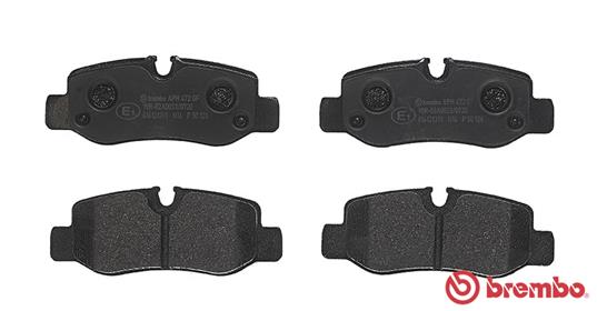 Kit pastiglie freno, Freno a disco - P 50 126 BREMBO