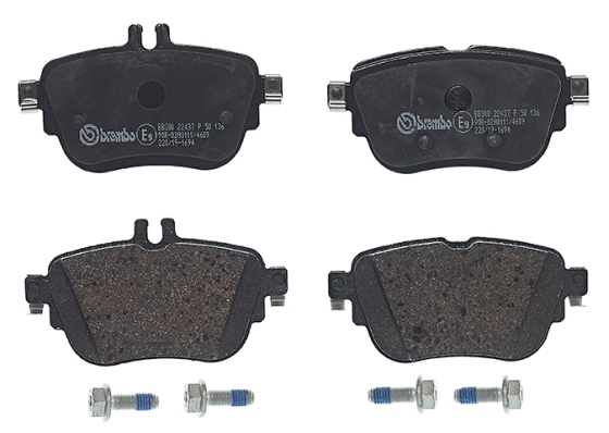 Brake Pad Set, disc brake - P 50 136 BREMBO