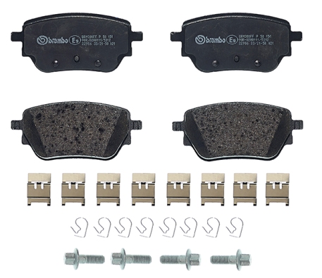 Brake Pad Set, disc brake - P 50 151 BREMBO
