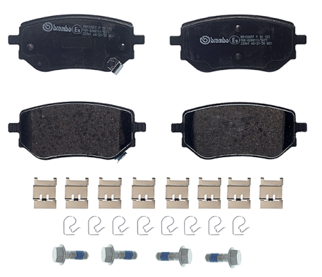 Brake Pad Set, disc brake - P 50 153 BREMBO
